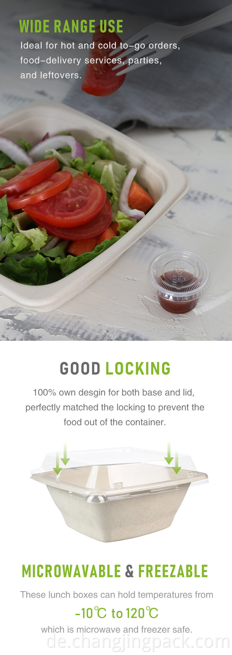  bagasse takeaway containers